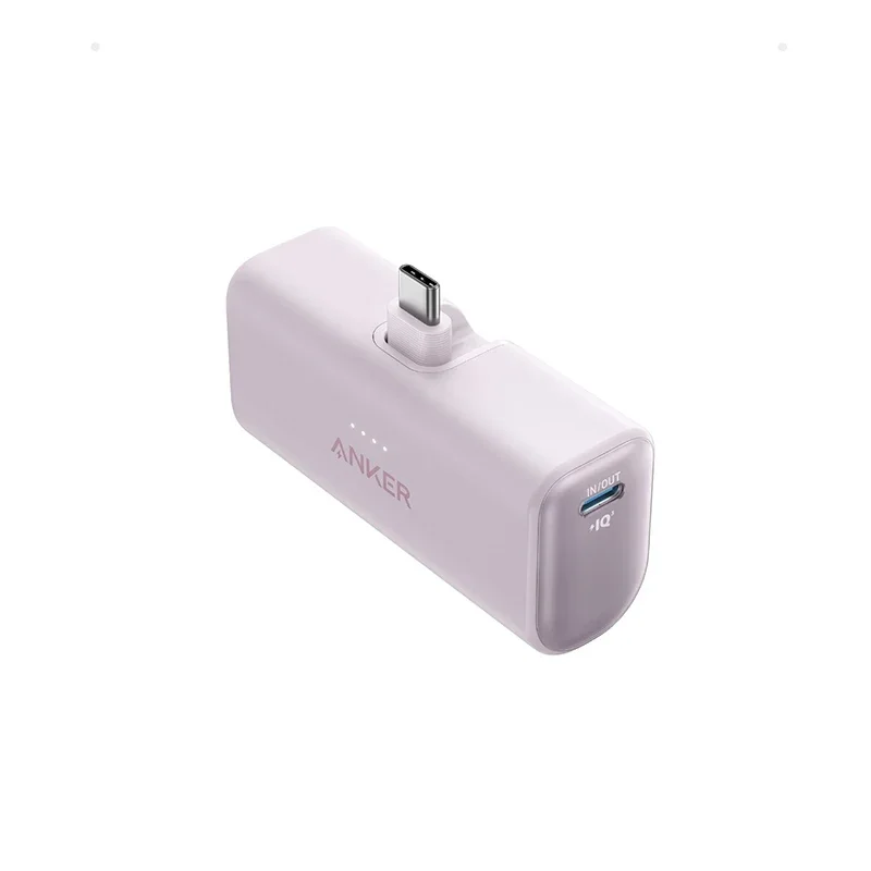 ANKER iPhone 16 Tragbares Ladegerät, Nano-Powerbank mit integriertem USB-C-Anschluss, 5.000 mAh tragbares Ladegerät 22,5 W