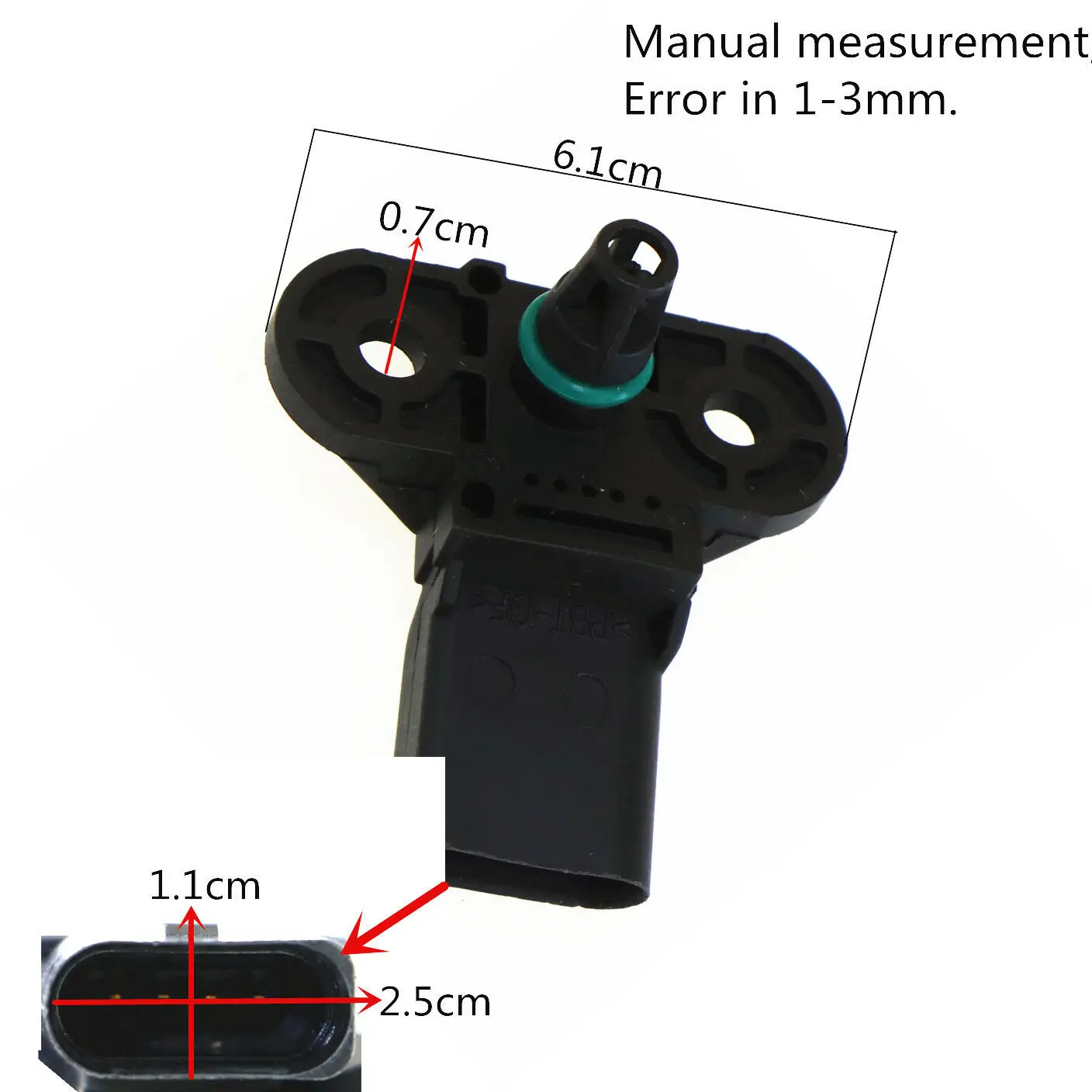 Manifold Absolute Intake Pressure Sensor 03C906051 for A4  Jetta Golf Beetle Passat Skoda Octavia Seat 1.4 1.6 2.0 4Pins