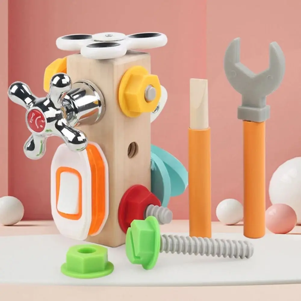 Combinación de tuercas ocupadas Montessori, función de interruptor de agarre manual, tablero sensorial para niños pequeños, entrenamiento de capacidad