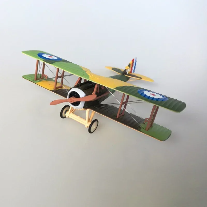 2024TopTrending 1/72 Scale Masterpiece  DoubleWinged Classic Bulldog Fokker Dr.1& SE.5a Fighter Airplane Model Toys for Aviation