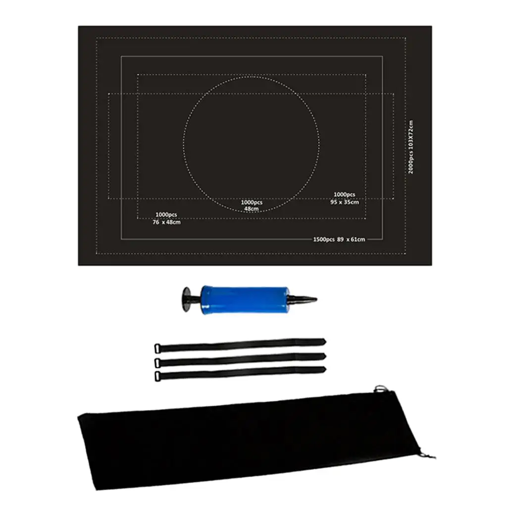 

Скатывающийся игровой коврик-пазл 2000 шт., сумка для хранения пазлов, одеяло