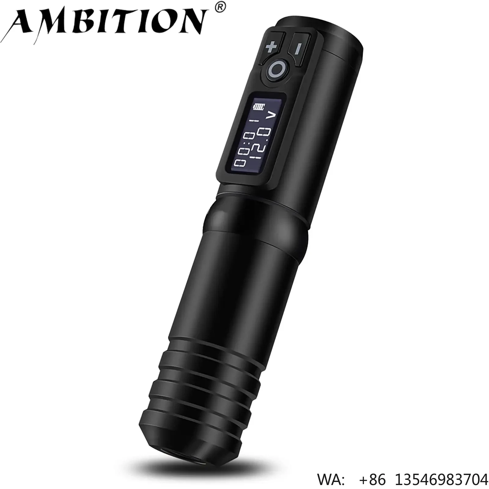 Ambition Flash 2400mAh Digital Battery Electric Tattoo Gun Pen Type Professional Wireless Tattoo Machine for Artists Body Art