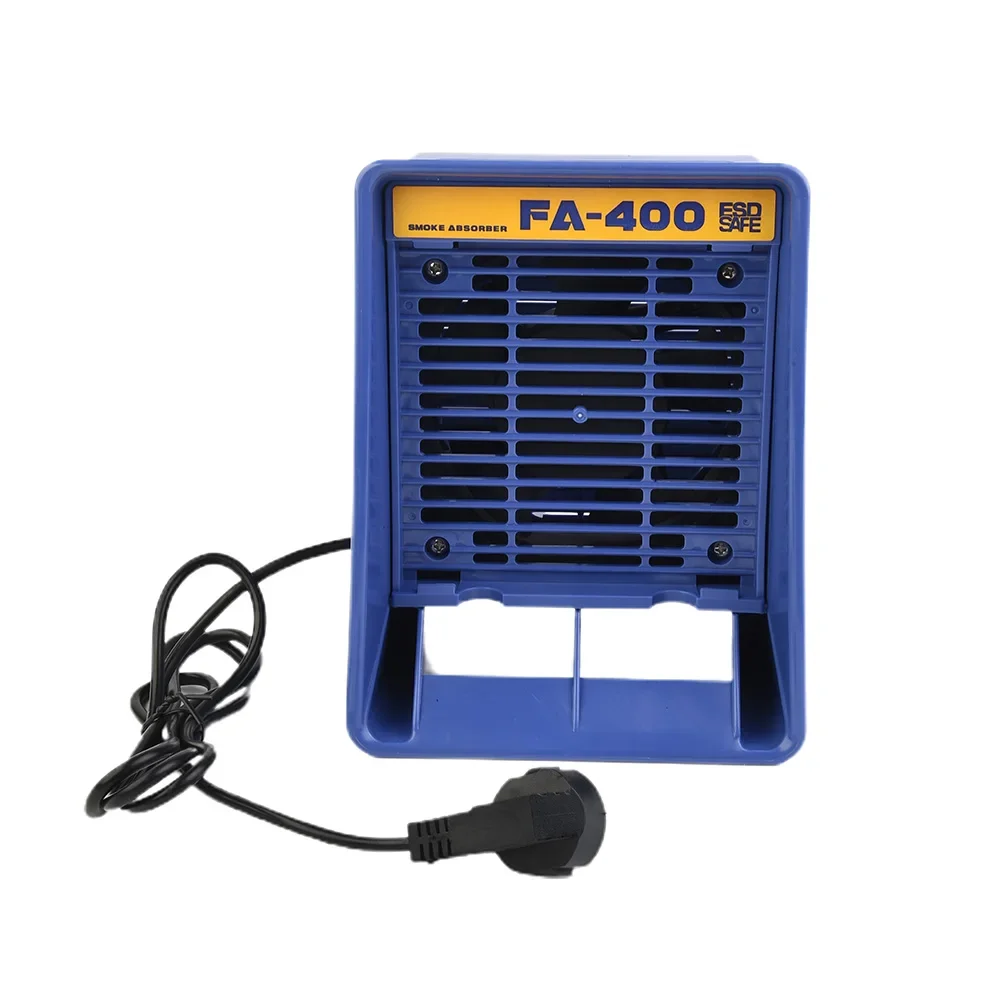 Solder Smoke Absorber + Sponge Filter Remover Fume Extractor Air Filter Fan For Soldering 220V 50Hz/60Hz 19/16W