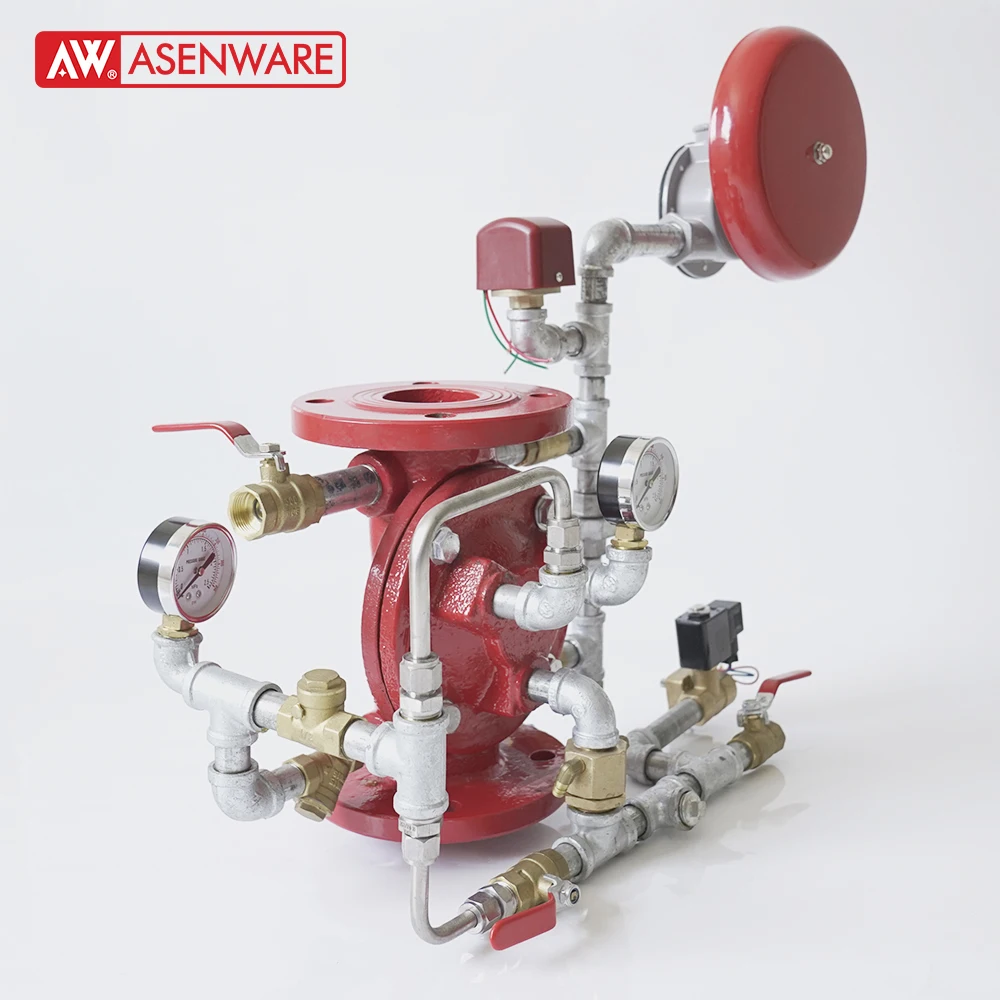 نظام التحكم في صمام تفريغ السلامة من الحرائق، صمام فحص الإنذار الرطب، المورد الصيني