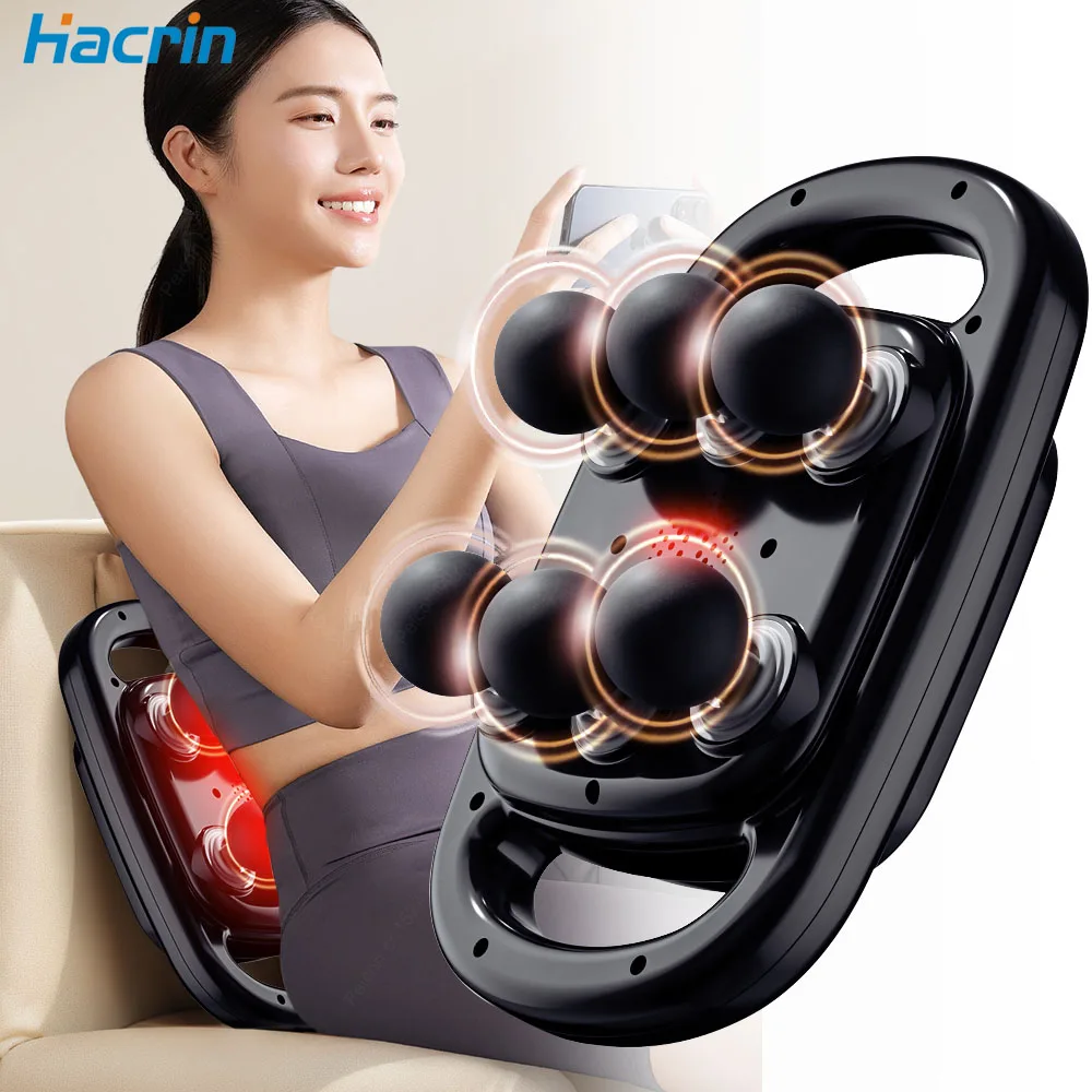 Fascia Massage Gun Muscle Massager Gun Neck Massage High Frequency Waist Shoulder Massager Professional Muscle Massager Gun