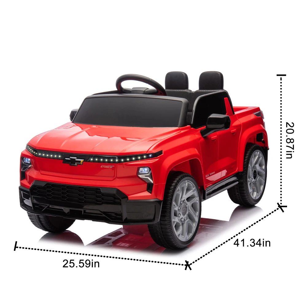 24V Kids Ride on Car, 4 Wheel Suspension, LED Lights, Bluetooth, Speed ​​2.49-3.73MPH Kids Cars Electric in Ride On