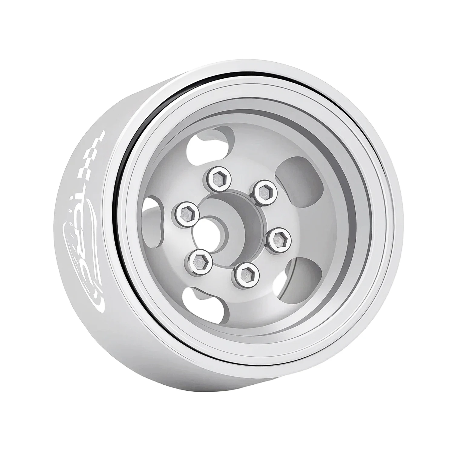 

TCRC 4PCS Aluminum Deep Dish 1.0 Inch Beadlock Wheels Hubs for 1/24 Axial SCX24 FCX24 1/18 TRX4M HPI Venture18 RC Crawler Car