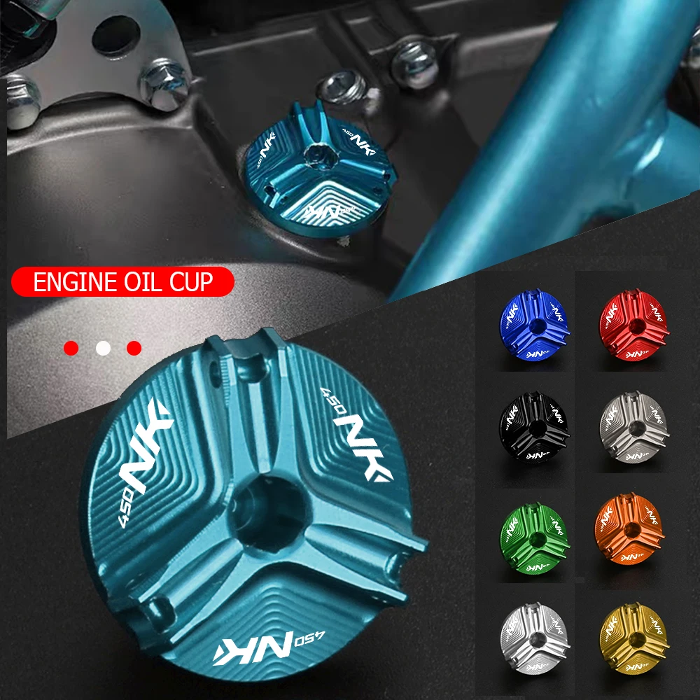 

2024 450NK Motorcycle Accessories M19*2.5 Engine Oil Cup Fuel Filler Tank Cap Cover For CFMOTO CF MOTO 450NK Nk 450 NK 450 NK450