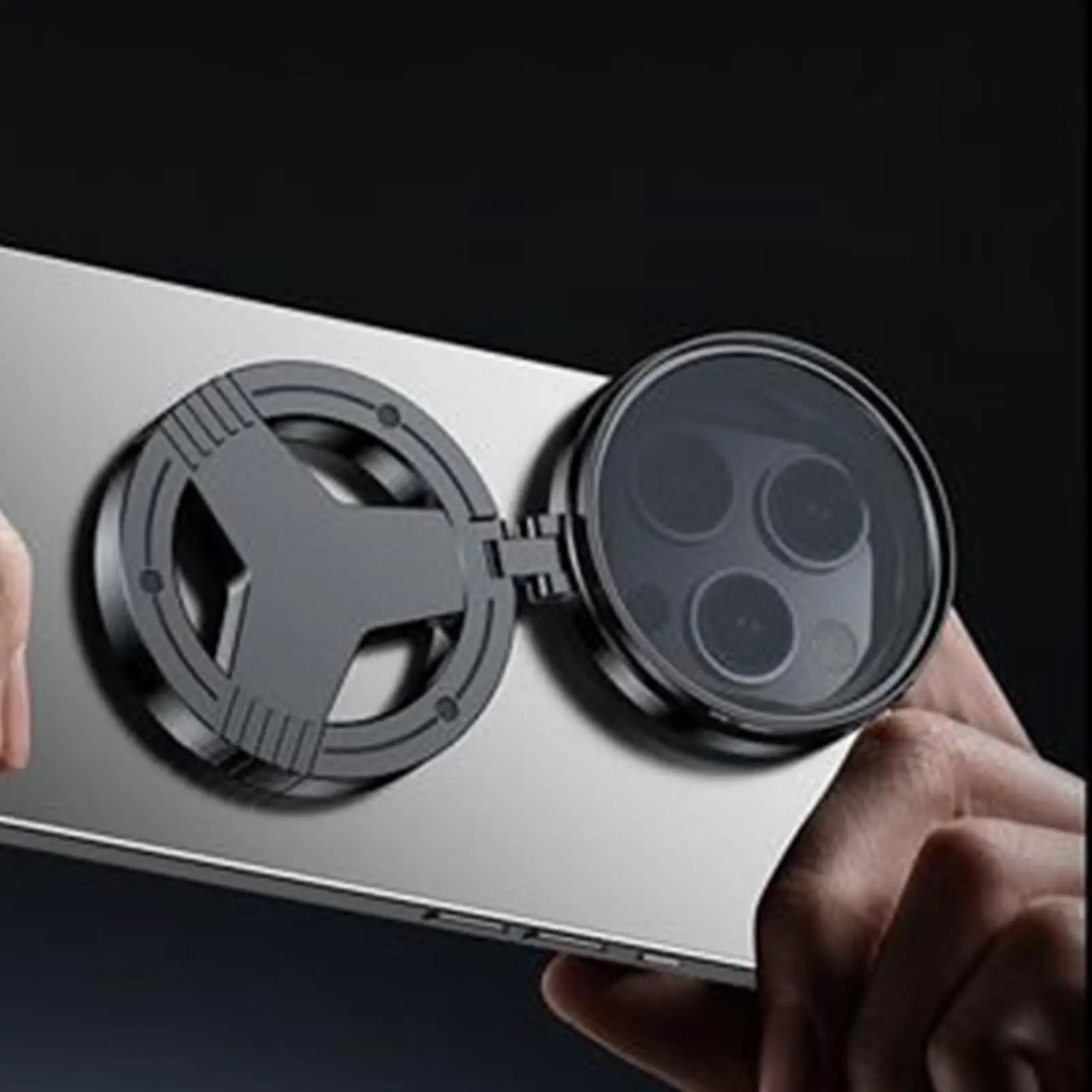 2-in-1 Magnetic CPL Starlight Filter Lens 52mm Phone Lens Filter Adapter Bracket Double-sided Extendable Polarizing Filter Ring