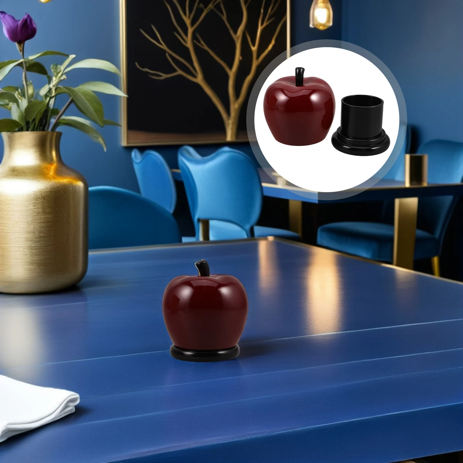 

Fruit Shape Toothpick Box Holder Creative Organizer for Cotton Swabs Floss Portable Toothpick Storage Container Cute Home Decor