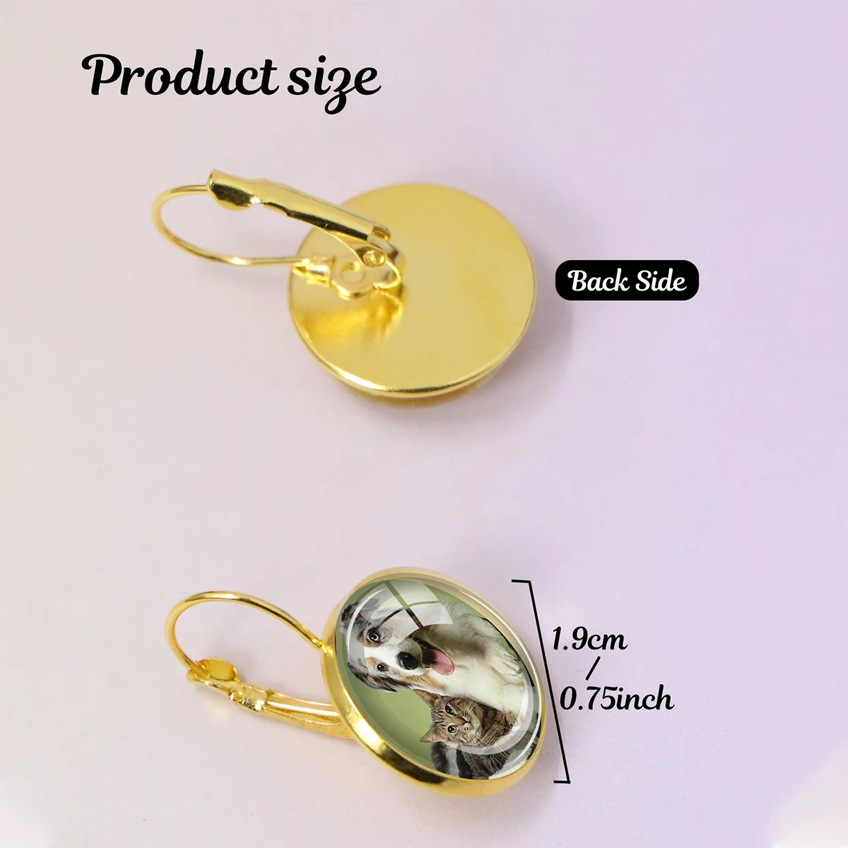 ต่างหูรูปภาพสั่งทำพิเศษ, ต่างห - Pet Portrait Custom บทวิจารณ์และราคา