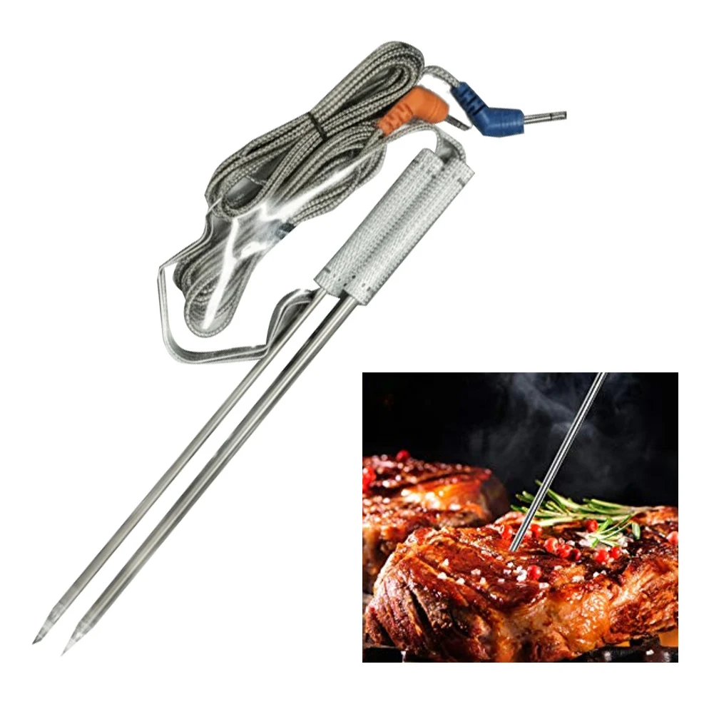 2 Sondas de Repuesto para Termómetro de Carne, Sonda de Temperatura para TP20, TP17, TP-16, TP-16S, TP08S, TP25, TP07, TP17H, TP27, TP06S, TP09, TP28