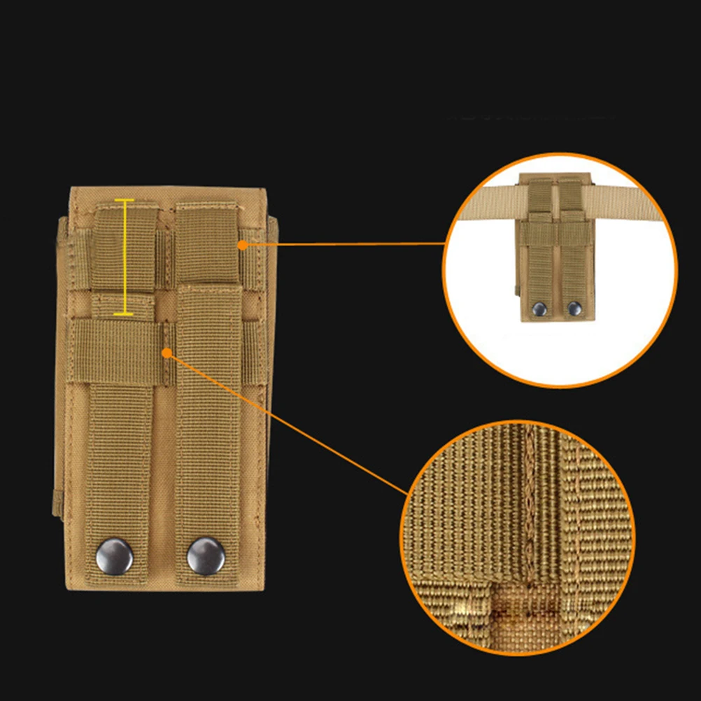 

5 Inch Outdoor Waist Pack Tactical Phone Pouch Compact Running Belt Bag for Camping Cycling Hunting Travel