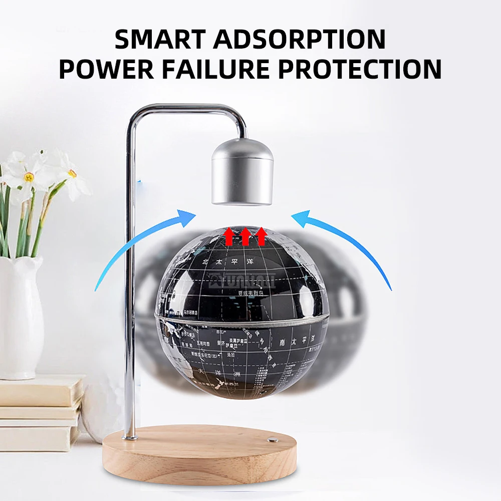 tech-decorative-craft-for-wholesale-magnetic-levitation-globe-ornament-creative