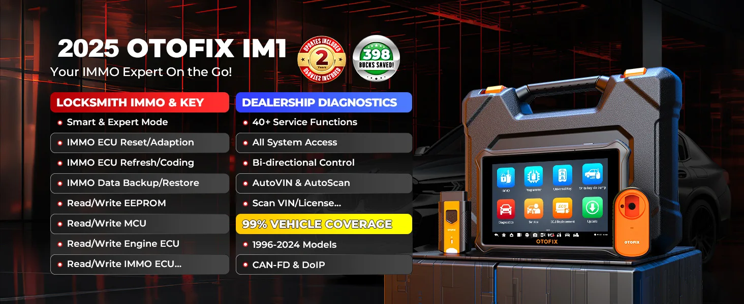 OTOFIX IM1 Autoschlüssel-FOB-Programmiertool, alle Systemdiagnose-Scan-Tools, Autoschlüssel-Programmierer, IMMO-Funktionsschlüssel-Tool, 2. Jahr Aktualisierung – Detail 2