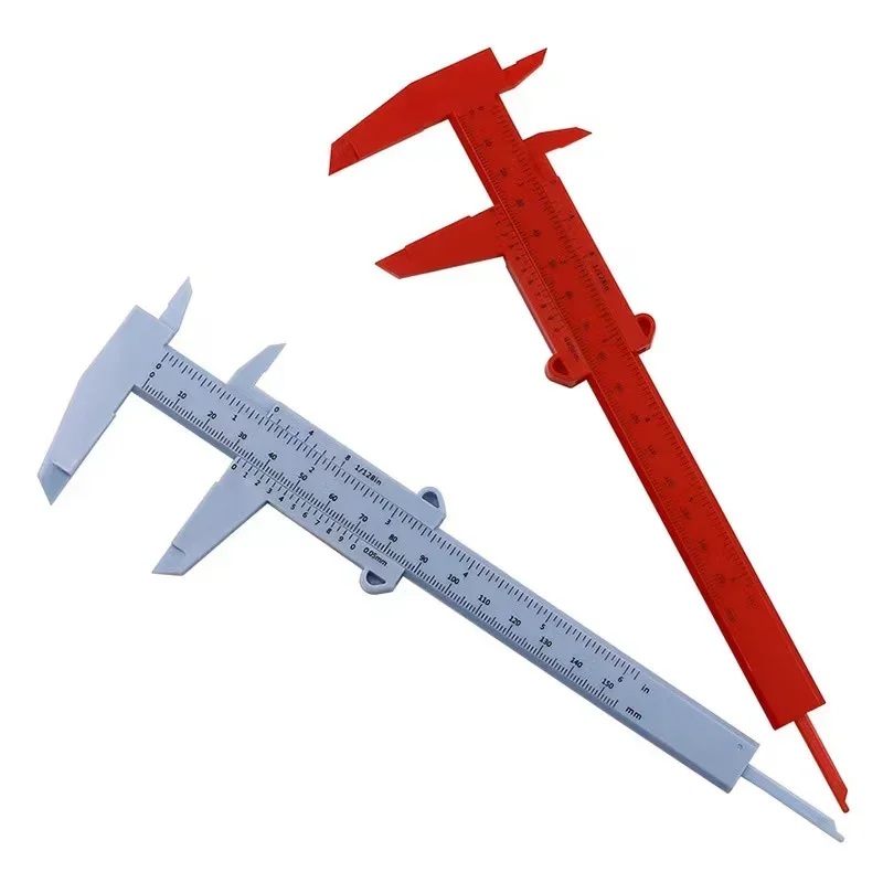Plastic Vernier Caliper 0-150mm Student Experimental Measurement Tool for Educational Use Accurate Length Measurement Instrument