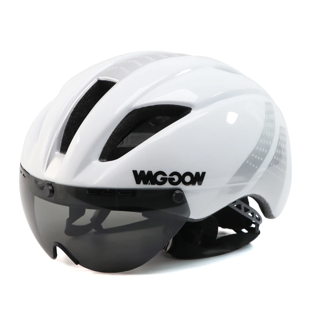 Road Aerodynamics Bike Helmet Women Men Racing Mtb Bicycle Helmet Outdoor Sports Safety Protection Helmets With Magnetic Goggles