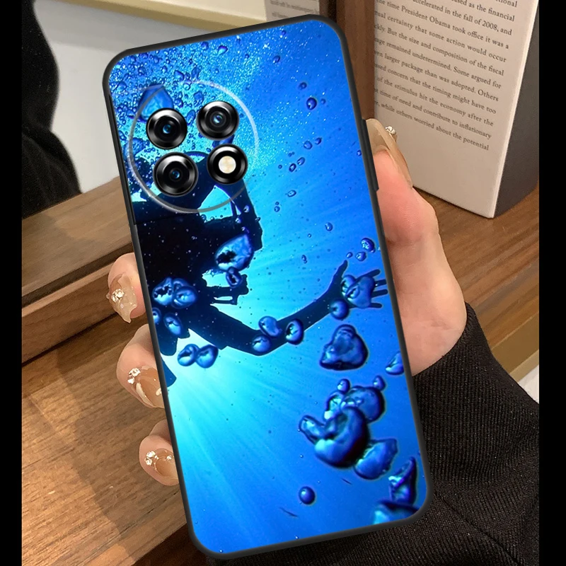 حافظة غواص الغوص لهاتف OnePlus 12R 13R 10R 10T 8T 13s 13 12 11 10 Nord CE 5 2 3 4 Lite N10 N20 N30 Funda