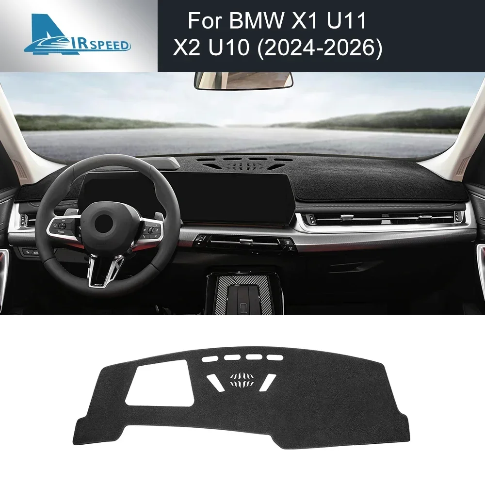 For BMW X1 U11 X2 U10 2024 2025 2026 Cover Car Dashboard Pad Sun Shade Avoid Light Anti-UV Mat Pad Sunshade Carpet LHD RHD