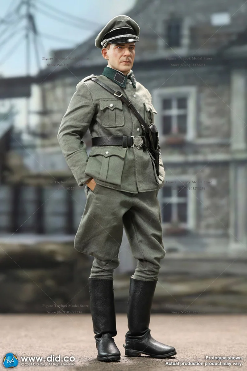 DID D80178 1/ 6 Lieutenant Mr.Meng Movable Soldier Model Miltary Long Windbreaker Design 12