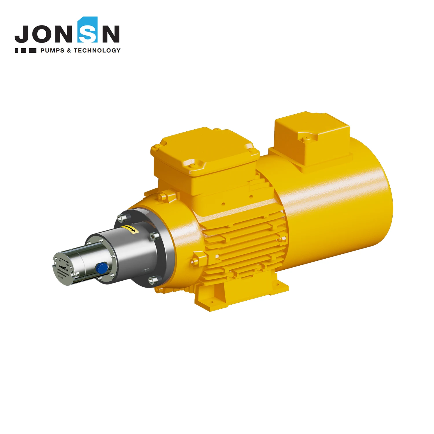 High Pressure Stainless Steel With Motor Micro Magnetic Drive Precision Gear Pump Head