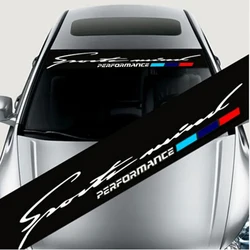 Car Sunshade Windscreen Sticker For BMW M E46 E60 E39 E70 E83 E85 E87 E90 F10 F20 F30 1 2 3 5 7 X Series