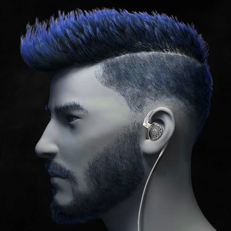 Lafitear DLC 2DD + 2EST IEM słuchawki beryl powlekane membrany dynamiczny elektrostatyczny napęd hybrydowy słuchawki douszne w ucho Monitor zestaw słuchawkowy