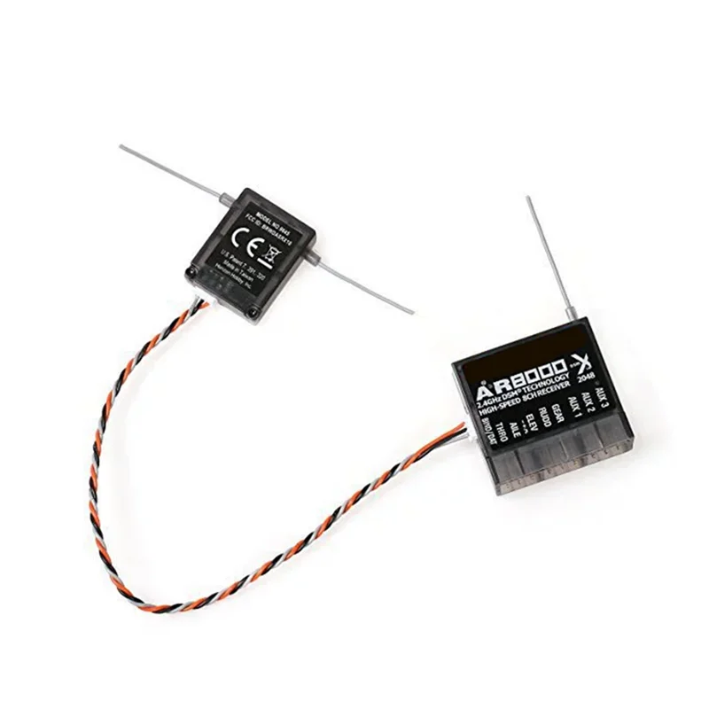 

N82R Model Aircraft Remote Control Receiver AR8000 8-Channel DSMX Receiver For