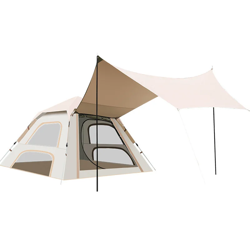 

outdoor big camping house family tent carp fishing tent automatic waterproof canopy beach glamping dome tent