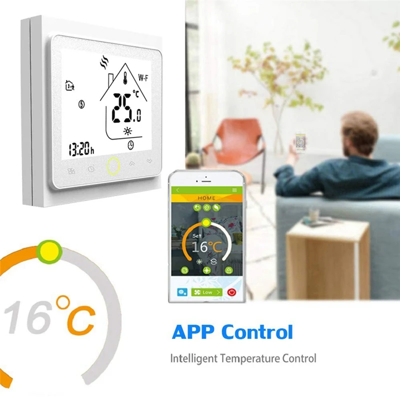 Top Deals Wifi Smart Thermostat Temperature Controller For Google Home, Alexa