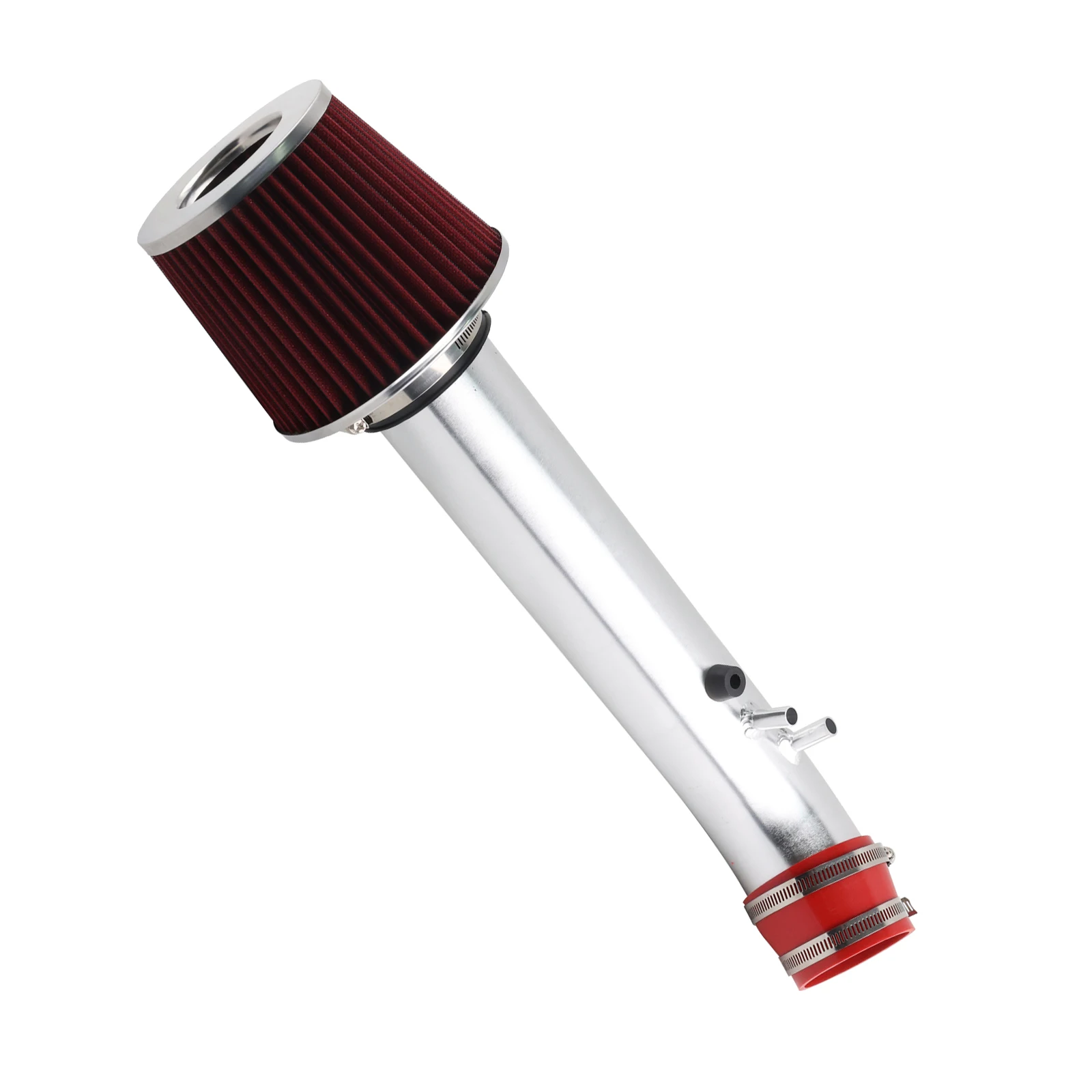 Short Ram Air Intake Kit & Red Filter Combo Compatible for 96 97 98 Honda Civic EK EJ HX EX 1.6L L4 Engine