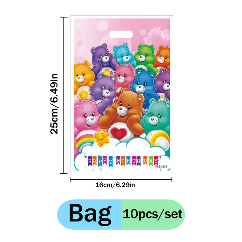 Cartoon Care Bears Themen-Geschirrset: Kreative Pappteller, Becher und Papierboxen für Geburtstagsfeiern und Familientreffen – Detail 12