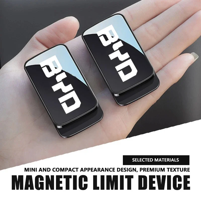 For BYD Magnetic Car Seat Belt Holder Anti-Wear Stabilizer Adhesive Adjustable Fastener Clip Song Tang Dmi Qing Yuan Plus Atto 3