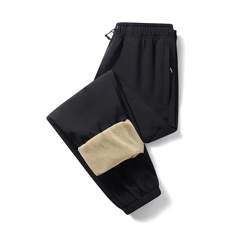 

Autumn Winter Outdoor Cycling Sports Ankle Tied Casual Pants Windproof Thick Warm Comfortable Trendy Versatile Men Sports Pants