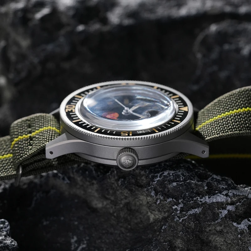 Watchdives WD50 Fathom Watch NH35 Automatic Movement 50-Fathom Sapphire Crystal Watches C3 Luminous 300m Waterproof Wristwatch