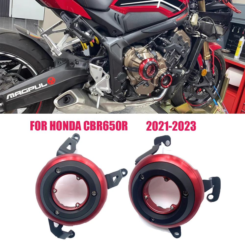 

New CBR650R Guard from Engine Protective Cover Fairing Guard Sliders Crash PadFor HONDA CB650R 2021-2023 Motorcycle Accessories