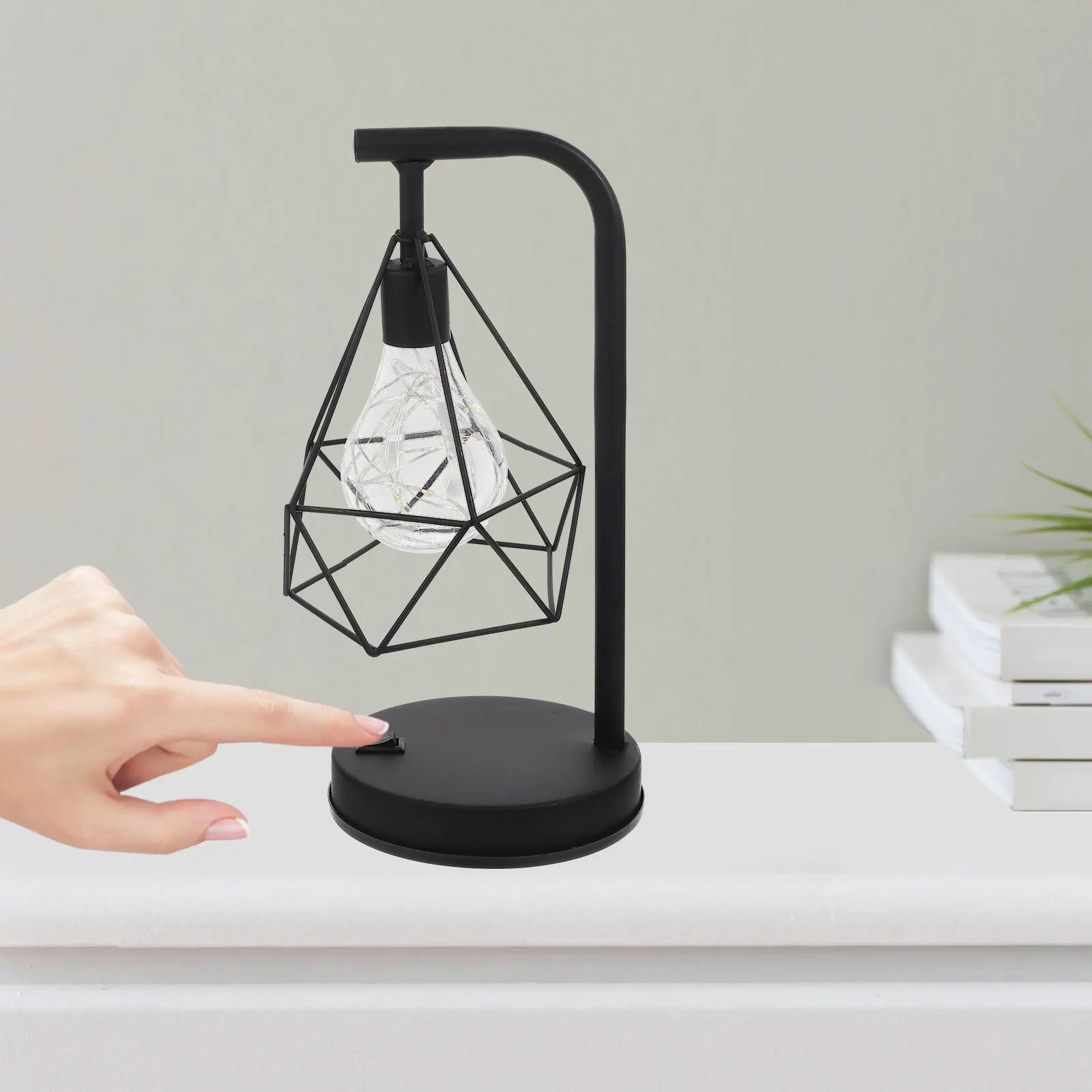 

Led Copper Wire Night Light Vintage Industrial Pendant Lamp For Bedroom Living Room Nordic Minimalist Warm Lighting Small Night