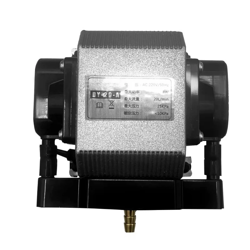 Deep Aquaculture 8W 20L/min Silent Bubble Stone Oxygen Mini Air Pump 220V/50Hz Plastic Coated Indoor Fast Delivery