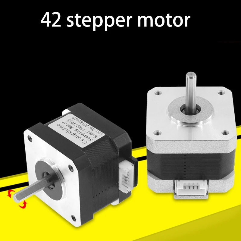 

3D Printer NEMA17 42 Stepper Motor Driver 17HS3401S for CNC 3D Printers 2-Phrase 4-Lead Drive Motor 34mm 3.4W 1A 24BB