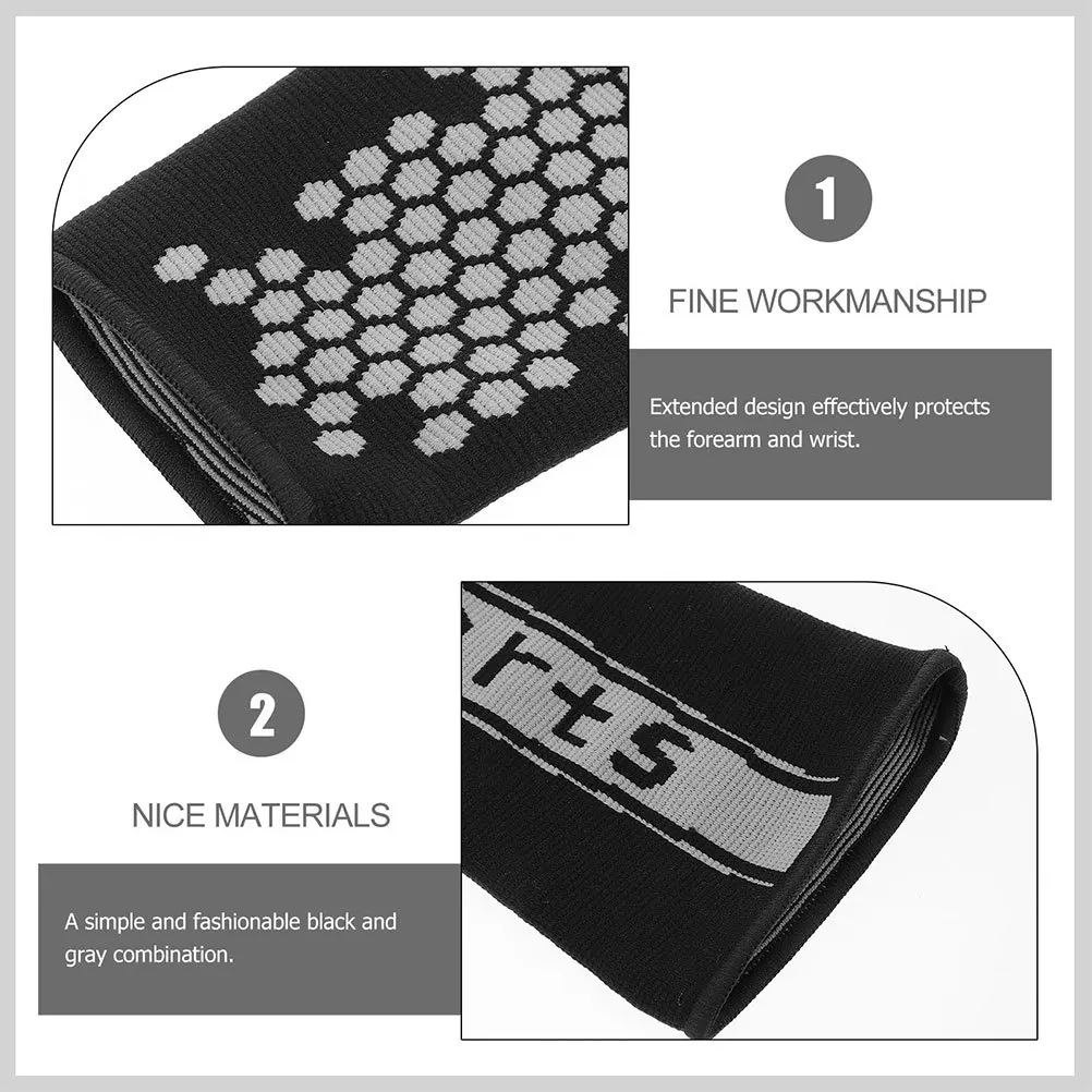 

1 Pair Elastic Volleyball Arm Sleeves For Women Girls Adult Wrist Support Padded Sports Arm Guard Compression Wristband Injury