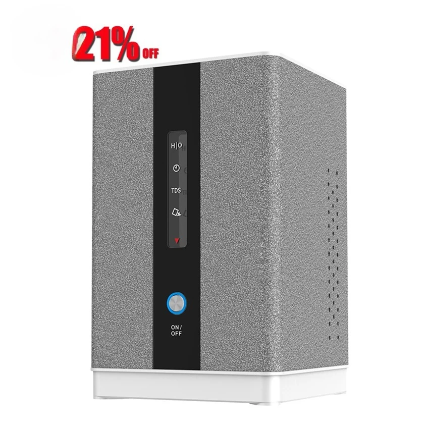 

Hydrogen Generator H2 Inhalation Machine 150ml/Min 99.99% High Purity SPE/PEM portable Hydrogen water ionizer Generator 110/220V