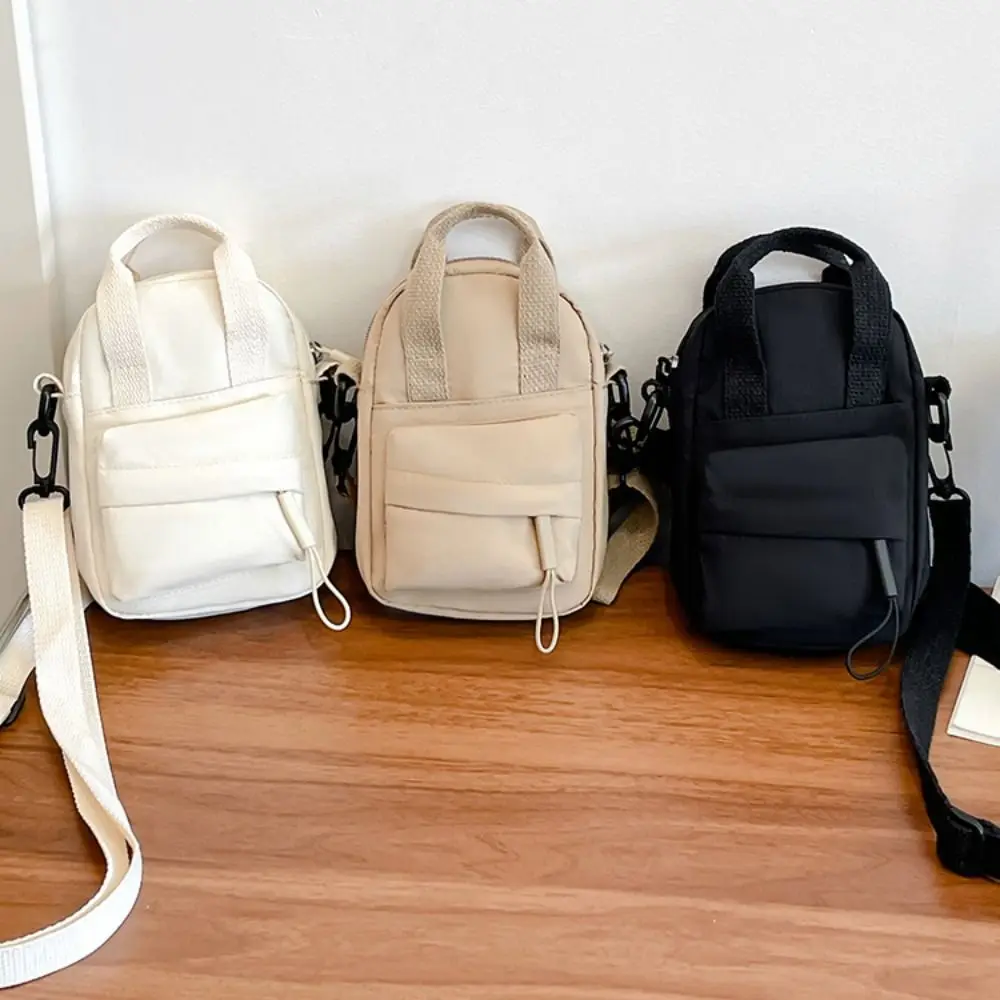 

Casual Portable Chest Bag Mini Waterproof Crossbody Bag Solid Color Shoulder Bag Unisex