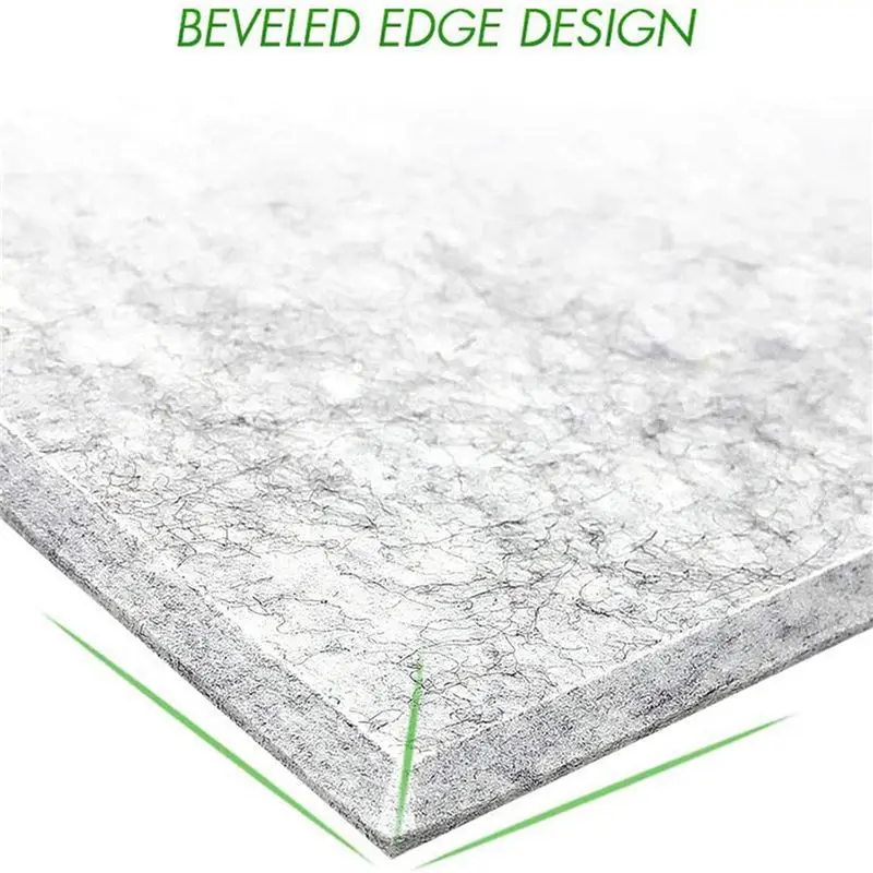 AEF6-160X Acoustic Panels Sound Dampening Panels,Sound Proof Padding Beveled Edge Tiles,For Wall Decor &Acoustic Treatment