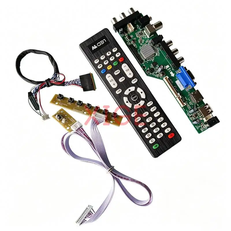 Placa Controladora Compatível com N140BGE M140NWR2 N140B6 M140NWR1 1366x768 DVB/USB/AV/VGA/HDMI LVDS-40 Pinos para Monitor de Laptop 1366*768 Kit