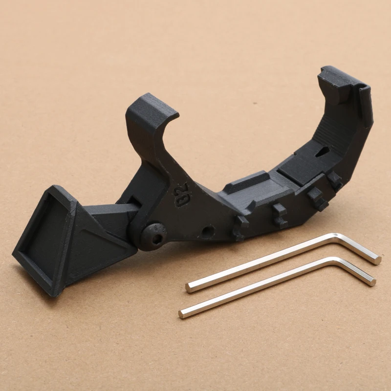 1PCS FPV Drone Headset Connector for DJI Goggles 2 Dump Truck Mount Tactical Helmet Adapter Foldable Bracket with Lanyard Holes