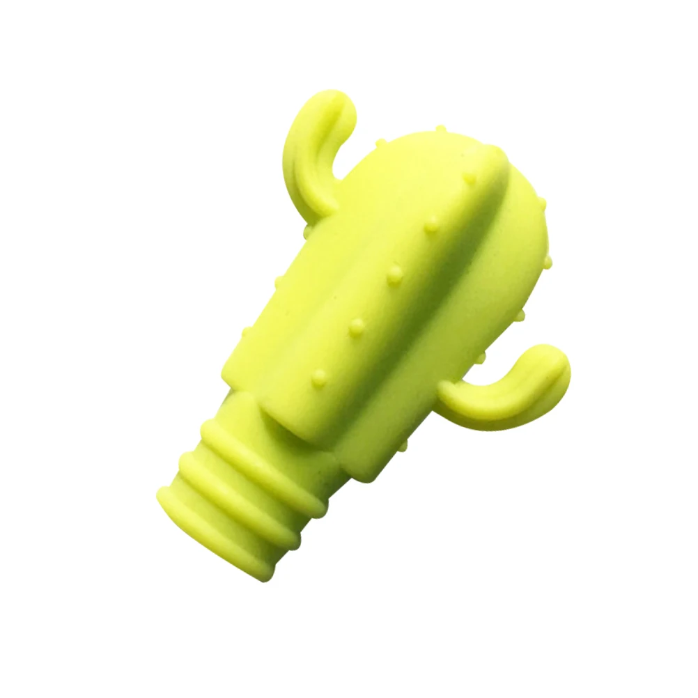 

Silicone Bottle Stoppers Beverage Stopper Cactus Shaped Airtight Seal Reusable For Soda Oil Tool