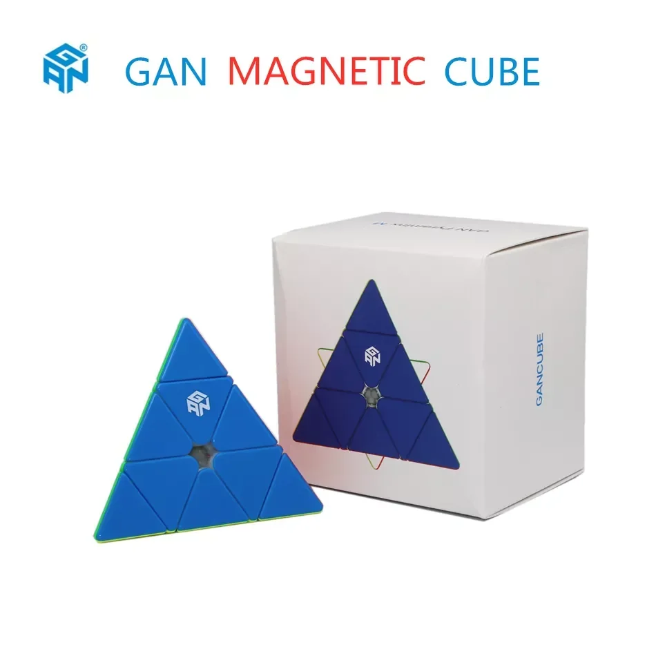 [Picube] GAN Pyraminx M 3x3x3 Magnetic Speed Magic Cube Stickerless Professional Twist Puzzle Educational Toys for Children Boys