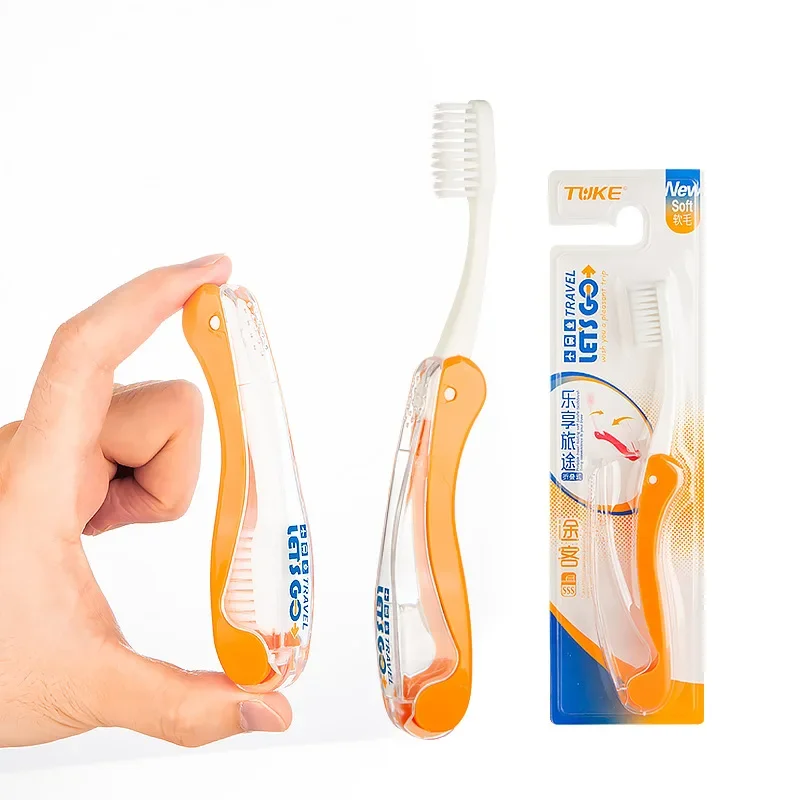 Faltbare Zahnbürste Hygiene orale tragbare Reise Camping Zahnbürste Wander zahnbürste Zahn Zahn reinigung weiche Borste