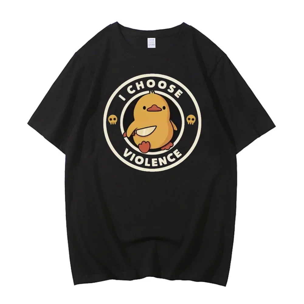 i Choose Violence female Digital 80s streetwear Vintage hip hop t-shirt graphic harajuku Colorful Breathable streetwear Y2k