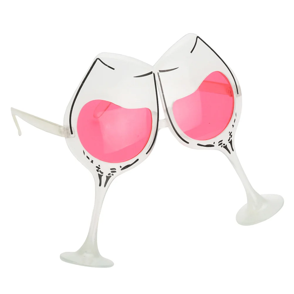 

2pcs Funny Glasses For Party Red Photo Selfie Props Night Dance Party Eyewear Accessories Carnival Cosplay Plastic Pc